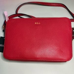 Ralph Lauren red cross body bag